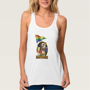 Stolz-Eulen-Flaggen-dünner Sitz-Behälter Tank Top