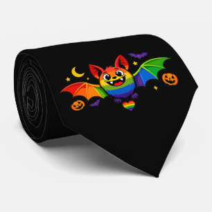 🦇🌈  Stolz Fangtastische Fledermaus Krawatte