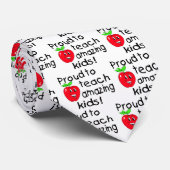 Stolz, fantastische Kinder (Apple) zu unterrichten Krawatte (Gerollt)