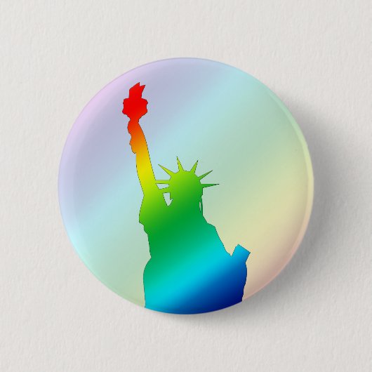 Stolz-Farben des Freiheits-Knopfes Button (Vorderseite)