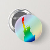 Stolz-Farben des Freiheits-Knopfes Button (Vorne & Hinten)