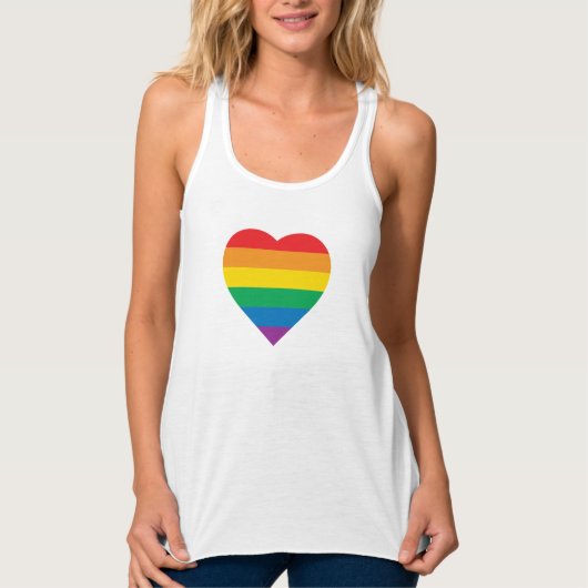 Stolz | Farbige Regenbogenkonstruktion Tank Top (Vorderseite)