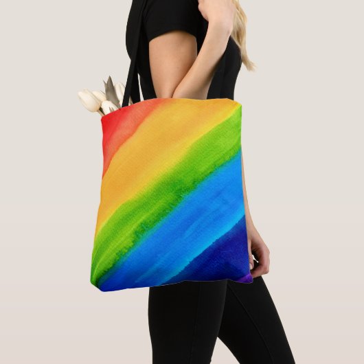 Stolz farbiger Regenbogen Tasche (Von Nahem)