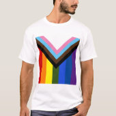 Stolz-Fortschritts-Flagge T-Shirt (Vorderseite)