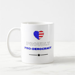 Stolz für Demokratie Kaffeetasse