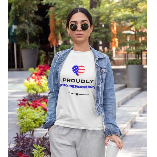 Stolz für Demokratie T-Shirt
