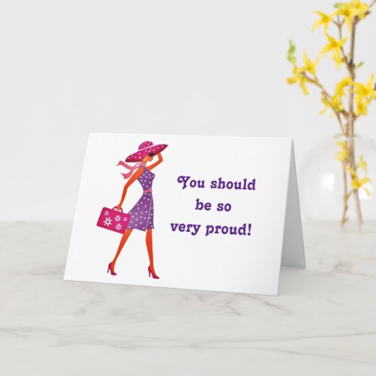 STOLZ FÜR SICH **STUDIUM** KARTE (Gelbe Blume)