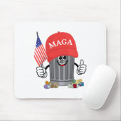Stolz Garbage Trump Unterstützer Müll kann Cartoon Mousepad (Mit Mouse)