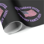 Stolz Garbage Wähler Trump Vance 2024 ausstechen Geschenkpapier (Rolleneckpunkt)