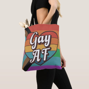 Stolz Gay AF LGBTQ+ Tasche