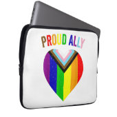 Stolz Gay POC für alle LGBTQAI-Gay-Freunde-Flagge Laptopschutzhülle (Vorne Rechts)