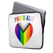 Stolz Gay POC für alle LGBTQAI-Gay-Freunde-Flagge Laptopschutzhülle (Vorderseite Links)