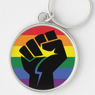 Stolz Gay Pride Erhebt Euch Schlüsselanhänger