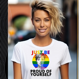 Stolz - Gay Pride Porträt von Frauen T-Shirt