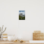 Stolz geht vor Zerstörungssprichwörtern Zitat Poster (Küche)