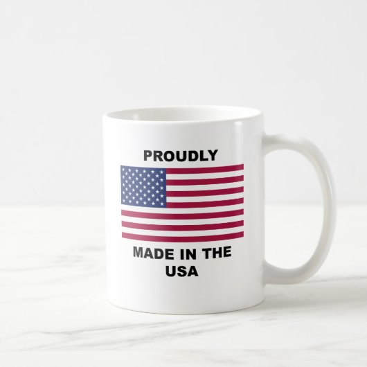 Stolz gemacht in den USA Kaffeetasse (Rechts)