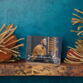 Stolz geschrieben EDITABLE FARBEN Abschluss Plaque Fotoplatte (Seite)