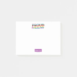 Stolz & Gesunde Post-It® Notizen