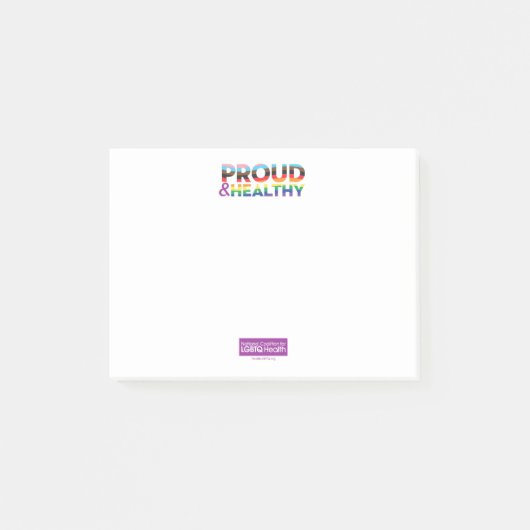 Stolz & Gesunde Post-It® Notizen (Vorderseite)