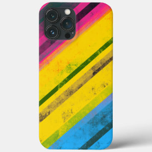 Stolz Gleichheits-Pan-Flagge Grunge-Streifen LGBTQ Case-Mate iPhone Hülle