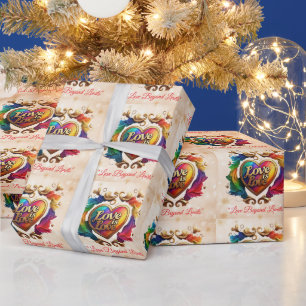 "Stolz goldene Liebe" Geschenkpapier