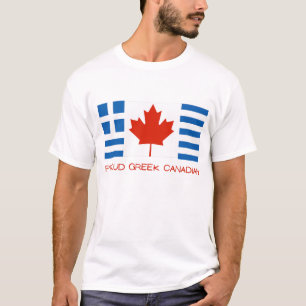 Stolz griechisch kanadisch T-Shirt