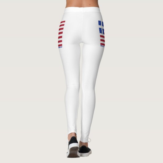 STOLZ, GRIECHISCHER AMERIKANER ZU SEIN! LEGGINGS (Rückseite)