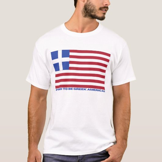 STOLZ, GRIECHISCHER AMERIKANER ZU SEIN! T-Shirt (Vorderseite)