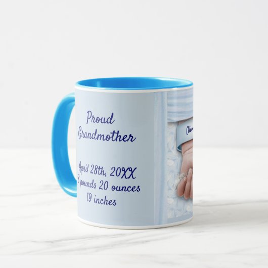 Stolz (Groß-/Gott-)Mutter-Tasse Tasse (Vorderseite Links)