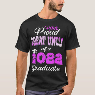 Stolz Große Zahl von 2022 Graduate Class 2022 Grad T-Shirt