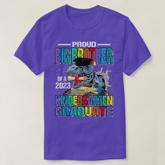 Stolz großer Bruder eines Kindergartenstudiums 202 T-Shirt (Design vorne)