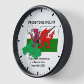 STOLZ, GUTE Flagge Wales zu sein Uhr (Winkel)
