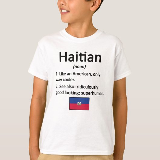 Stolz Haitian Roots Haitianisches Erbe Flag Haitia T-Shirt (Vorderseite)