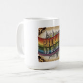 Stolz hat keine Grenzen Klassische Tasse LGBTQ (Vorderseite Links)