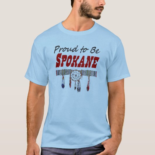 Stolz, helle FarbT - Shirt Spokanes zu sein (Vorderseite)