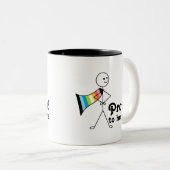 Stolz, ich Que Stolz Superheld zu sein Zweifarbige Tasse (VorderseiteRechts)