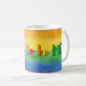 Stolz, ich selbst zu sein kaffeetasse (VorderseiteRechts)