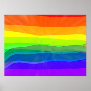 Stolz, ich selbst zu sein - LGBTQIA Stolz Poster