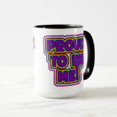 Stolz, ich zu sein! - LGBTQ+-Preis Tasse (VorderseiteRechts)