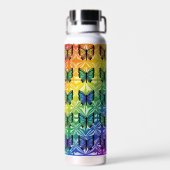 Stolz in der Flugkollektion Trinkflasche (Rückseite)
