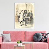 Stolz in der Küche, aus einer Reihe von Druckgrafi Leinwanddruck (Insitu (Wohnzimmer))