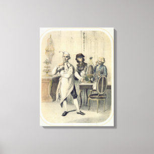 Stolz in der Küche, von einer Reihe Drucke depi