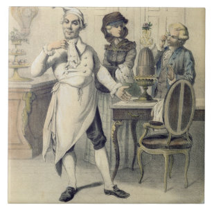 Stolz in der Küche, von einer Reihe Drucke depi Fliese