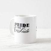 Stolz in der Seite - Flussufer, CA Kaffeetasse (Vorderseite Links)