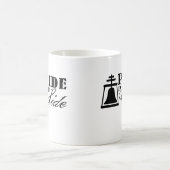 Stolz in der Seite - Flussufer, CA Kaffeetasse (Mittel)