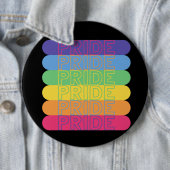Stolz in Regenbogenfarben Button (Beispiel)