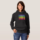 Stolz in Regenbogenfarben Hoodie (Vorne ganz)