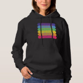 Stolz in Regenbogenfarben Hoodie (Vorderseite)
