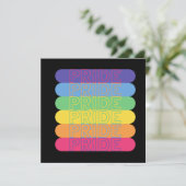 Stolz in Regenbogenfarben Karte (Stehend Vorderseite)