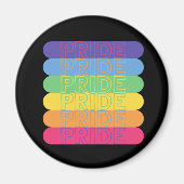 Stolz in Regenbogenfarben Magnet (Vorne)